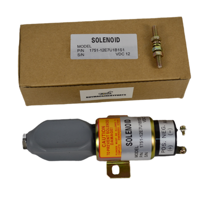 3 Terminal 12V Stop Solenoid 1751-12E7U1B1S1A 1700-2507 for Woodward