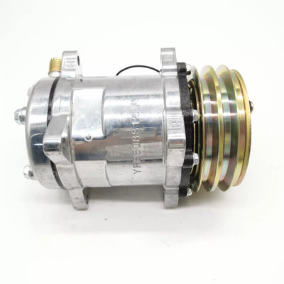 Delphi V5 A/C Compressor 72107511 for New Holland MH2.6 MH3.6 MH4.6 Kobelco E125W E145W E175W E95W Excavator