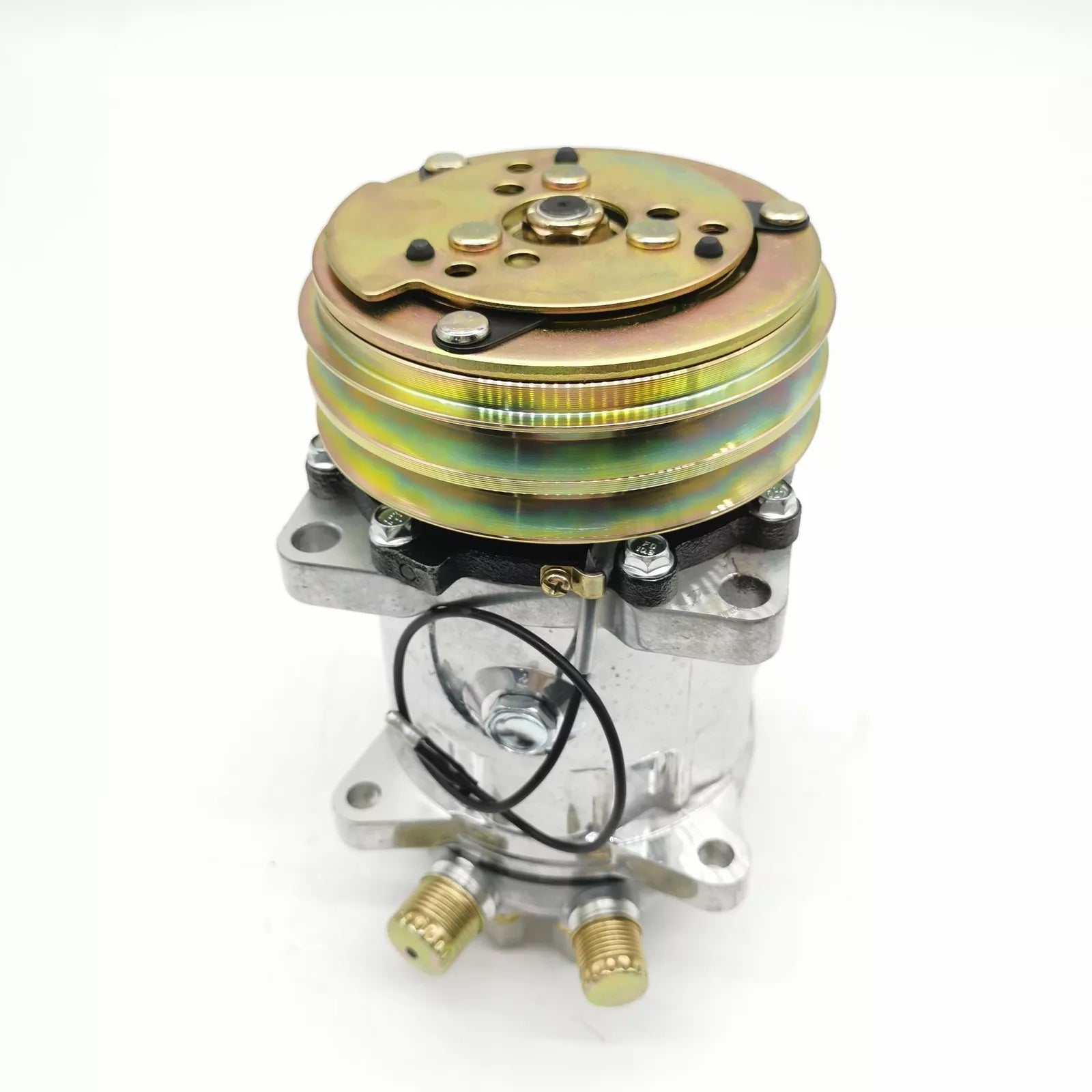 Delphi V5 A/C Compressor 72107511 for New Holland MH2.6 MH3.6 MH4.6 Kobelco E125W E145W E175W E95W Excavator