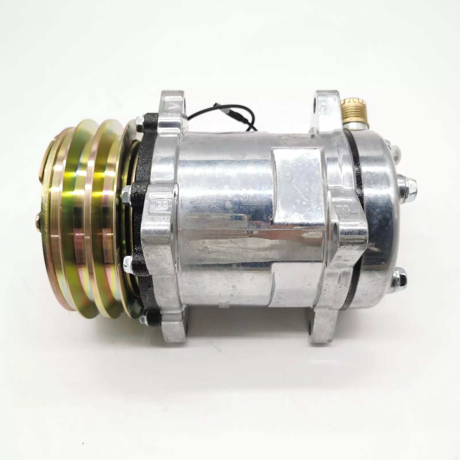 Delphi V5 A/C Compressor 72107511 for New Holland MH2.6 MH3.6 MH4.6 Kobelco E125W E145W E175W E95W Excavator
