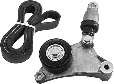 Drive Belt Tensioner and Serpentine Belt Kit 38216+7PK1935 Fit for Toyota Camry 2002-2006, Highlander 2001-2007, RAV4 2001-2005, Solara 2002-2007, for Scion tC 2005-2006 2.4L