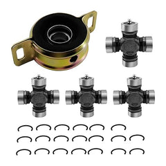 Drive Shaft Center Support Bearing & U-Joint Kit Fit for 1995-2004 Toyota Tacoma 4WD,Replaces 37230-0K040 5-1510X