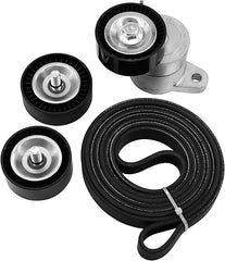 Kit tensor da correia de transmissão compatível com Jeep Compass/Patriot 2008-2017, Dodge Journey 2009-2017, Avenger 2008-2014, Caliber 2008-2012, Chrysler 200 2011-2014, Sebring 2007-2010, 2.0L 2.4L