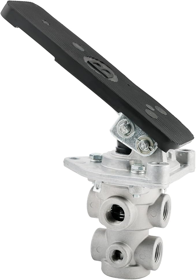 E-3 Single Circuit Foot Brake Valve With Pedal Replace Haldex KN22100 Bendix 277863 Automann 170.277863 IHC 428186R2 Velvac 034038