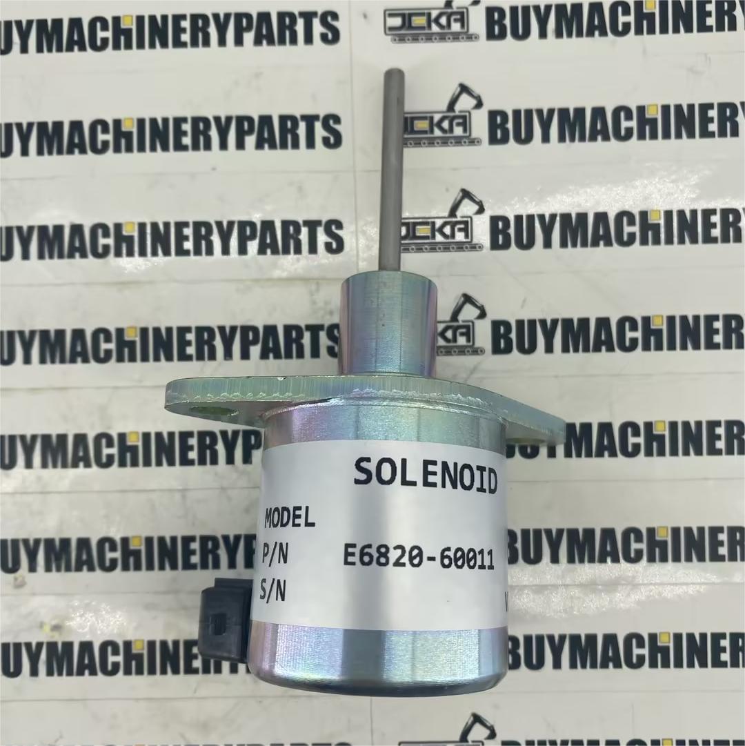 Electrical Stop Solenoid Valve E6850-60011 E6850-60012 for Kioti Tractor CK25 CK27 CK30 DK35 DK40 CK2510F CK2610