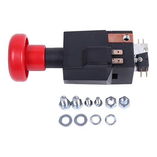 Emergency Switch 2440306180 4000349340 Compatible with Haulotte Star6 Star6P Star8 Star10 Star13 Star20 Optimum6 Optimum8 HA12IP HA15IP Compact 10 Compact 12RTE