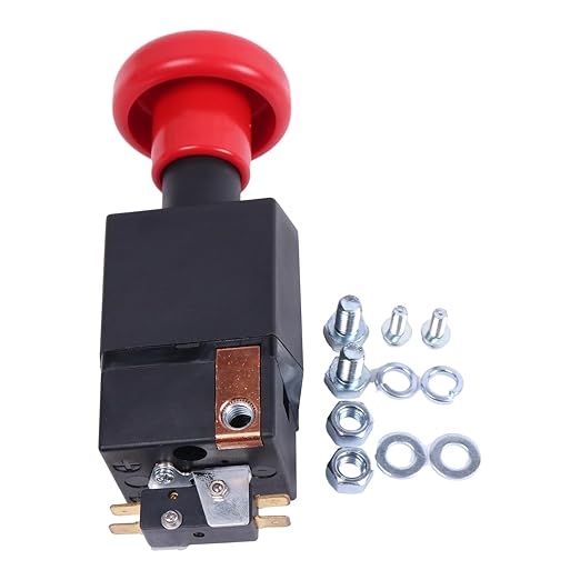 Emergency Switch 2440306180 4000349340 Compatible with Haulotte Star6 Star6P Star8 Star10 Star13 Star20 Optimum6 Optimum8 HA12IP HA15IP Compact 10 Compact 12RTE