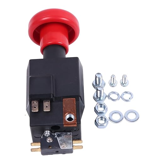Emergency Switch 2440306180 4000349340 Compatible with Haulotte Star6 Star6P Star8 Star10 Star13 Star20 Optimum6 Optimum8 HA12IP HA15IP Compact 10 Compact 12RTE