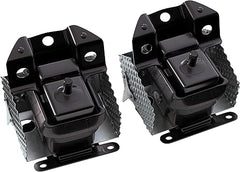 Juego de 2 soportes de motor con protector térmico - Compatible con Chevy, Cadillac y GMC - Escalade, Silverado, Suburban, Tahoe, Sierra, Yukon (modelos 2007-2014) - Reemplaza las piezas 15854939, 15854941 y A5365 - Soportes de motor