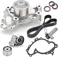 Kit de Correia Dentada do Motor com Bomba de Água TKT-024 Compatível com Toyota Camry Avalon Sienna Solara 1994-2004, Lexus ES300 RX300 3.0L V6 1MZFE DOHC 24V