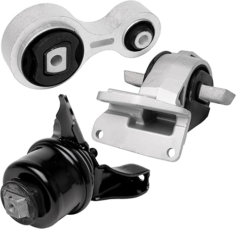 Engine Motor & Transmission Mount Set of 3 by AA Ignition - Fits Ford, Lincoln, Mercury Vehicles - 2006-2009 Fusion, Zephyr, Milan - Replaces A5473, A5381, A5474 - Front, Right Torque, Transmission buymachineryparts