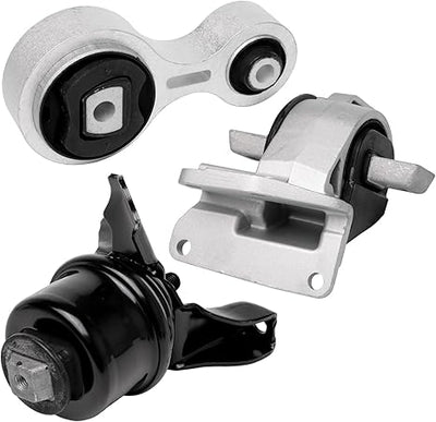 Engine Motor & Transmission Mount Set of 3 by AA Ignition - Fits Ford, Lincoln, Mercury Vehicles - 2006-2009 Fusion, Zephyr, Milan - Replaces A5473, A5381, A5474 - Front, Right Torque, Transmission