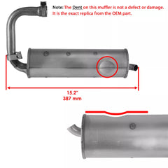 Exhaust Muffler 5UG-E4710-01-00 5UG-E4710-00-00 for Yamaha UTV Rhino 660 YXR660FA YXR66FA