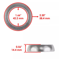 Exhaust Muffler Silencer Pipe Gasket Kit for Yamaha YXC700 YXM700 Viking 700 4X4