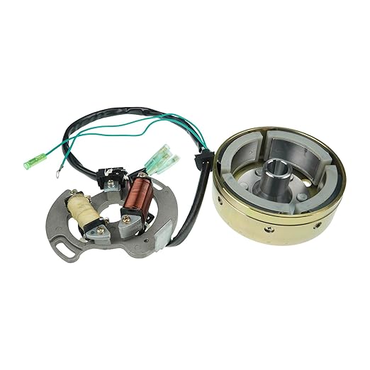 Flywheel Generator with Stator Magneto 2XJ-85550-M1-00 3JM-85560-00-00 for 1990-2006 Yamaha Blaster 200 YFS200