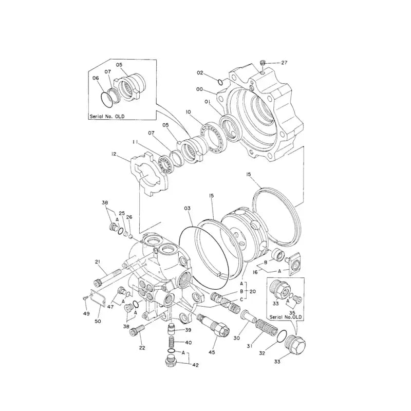 For Hitachi Excavator EX75UR EX90 Travel Motor Ball Bearing 4193402