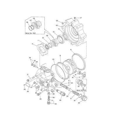 For Hitachi Excavator EX75UR EX90 Travel Motor Ball Bearing 4193402