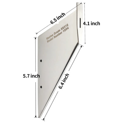 For Mercury 75HP 90HP 115HP 4 Stroke Skeg Guard Protector Safe-Skeg 27061