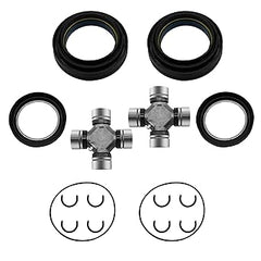 Front Axle Seal & U-Joint Kit Fit for 1998-2005 Ford F250/F350/F450/F550 Super Duty & Excursion with Dana 50/60, Replaces 2002692, 50381, 50491, SPL55-4X