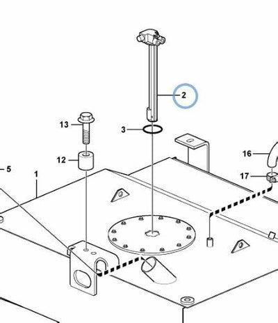 Fuel Level Sensor VOE15010270 for Volvo Wheel Loader L150F L150G L180F L180F HL L180G L180G HL L220F L220G L250G