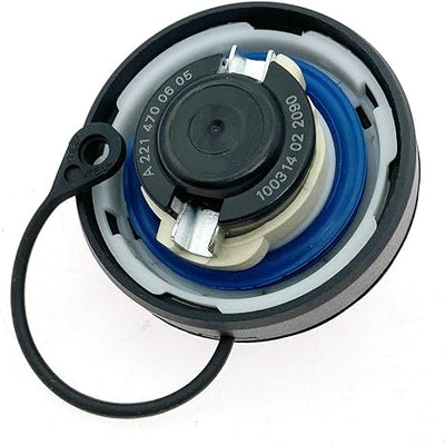 Tapón de depósito de combustible compatible con Mercedes-Benz C230, C240, C250, C280, C300, C32, C320, C350, C55, C63, CL550, CL600, CL63 y CL65. Sustituye a las referencias 2214700605, 221-470-06-05 y 221 470 06 05.