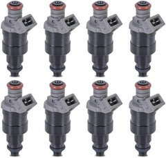 Fuel Injector Set of 8 RL030778AB Compatible for 1996-1999 Jeep Grand Cheroke Dakota Dodge Durango Ram 1500 2500 3500 Ram 1500 2500 3500 Van B1500 B2500 B3500 5.2L 5.9L EV1 Replaces FJ682