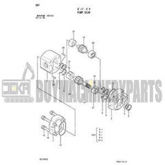 Gear Pump 9218005 4276918 for Hitachi ZX120-3 ZX200-3 ZX240-3 ZX250 ZX270-3 ZX280-5G ZX330-3 ZX450 ZX470H-3 ZX480MT ZX500LCH ZAXIS250LC ZAXIS270