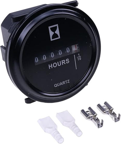 Hour Meter 19506GT Compatible for Genie Lift GR-08 GR-12 GR-20 GS-1530 GS-1930 GS-2646 GS-3390 QS-12R QS-15R S-40 S-60 S-80 Z-20/8 Z-45/25 Z-60/34