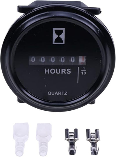 Hour Meter 19506GT Compatible for Genie Lift GR-08 GR-12 GR-20 GS-1530 GS-1930 GS-2646 GS-3390 QS-12R QS-15R S-40 S-60 S-80 Z-20/8 Z-45/25 Z-60/34