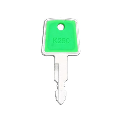 Ignition Key K250 2420Z1030D2 for Kobelco SK115DZ SK130 SK150LC SK160LC SK210LC SK220 SK250