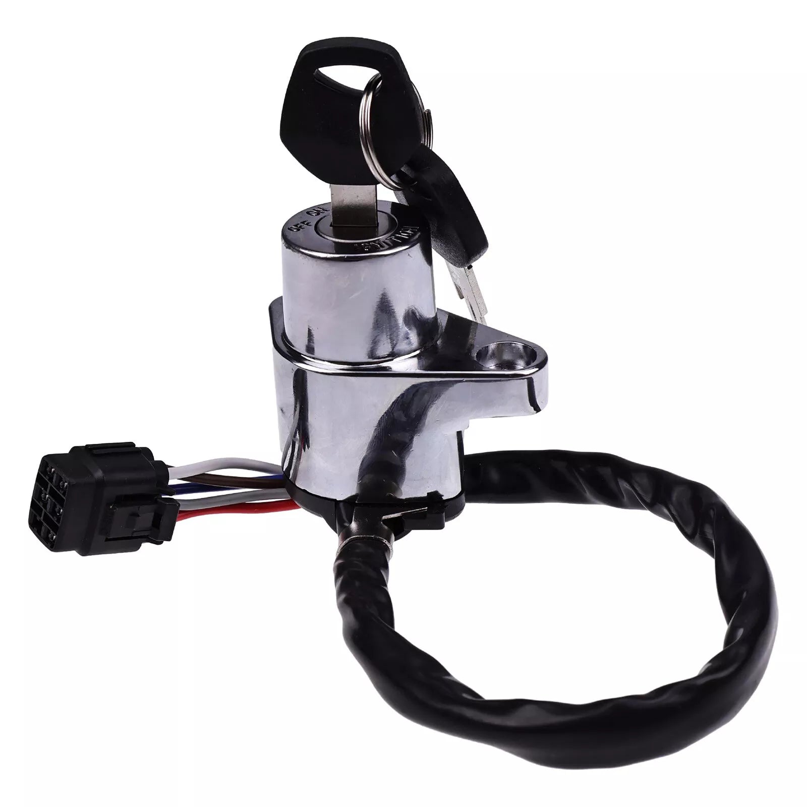 Ignition Switch With Keys 27005-1215 27005-1256 for Kawasaki Motorcycle Vulcan 1500 VN1500 1998-2008