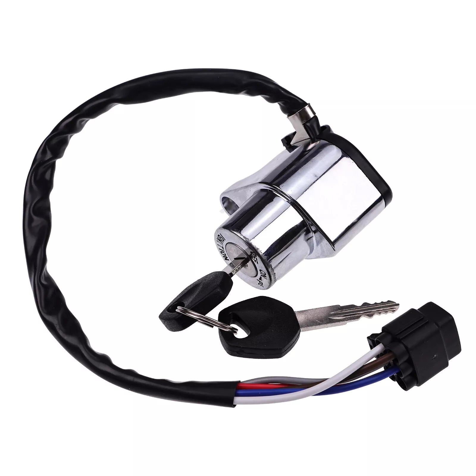 Ignition Switch With Keys 27005-1215 27005-1256 for Kawasaki Motorcycle Vulcan 1500 VN1500 1998-2008