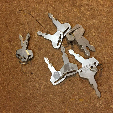10 PCS Keys K250 2420WL2420 for Kobelco Kawasaki Case Excavator Wheel ...