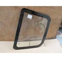 KOMATSU PC160-7 rear left glass frame without Glass
