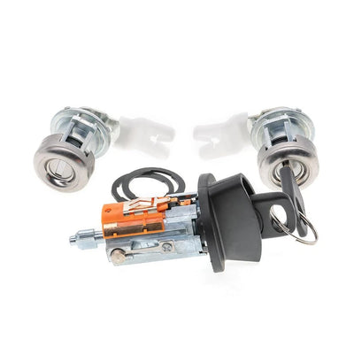 Door Lock & Ignition Switch Kit Compatible with Ford Excursion 2000-2005, Expedition 1998-2005, Explorer 2001-2007, F-250 F-350 1998-2007, Freestar 2004-2007