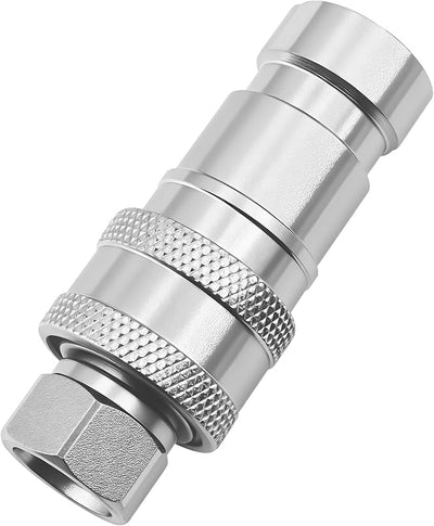 LVA16843 Female Hydraulic Quick Coupler Compatible with John Deere H120 1023 1025 1026