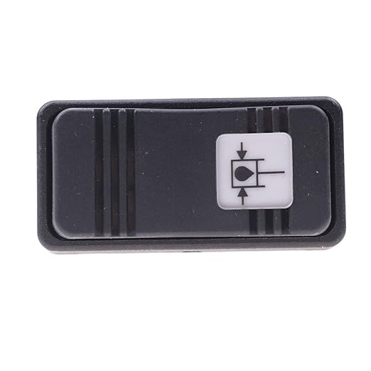 Lighted Rocker Switch 87423802 for New Holland LB75.B B110B B100B LB90.B B115B B100BTC B95C B90B B95B B110C B110 B115 B95 LB110.B B95LR B95TC