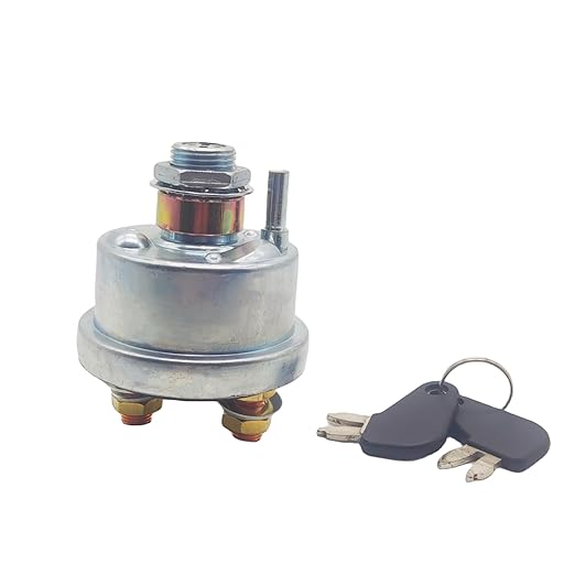 Master Disconnect Ignition Switch With 2 Keys 7N-0718 for Caterpillar CAT Engine 3054 3516 Excavator 229 235 245 302CR 307B 311C 313 318C 320B 330B
