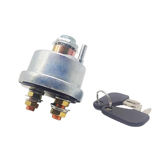 Master Disconnect Ignition Switch With 2 Keys 7N-0718 for Caterpillar CAT Engine 3054 3516 Excavator 229 235 245 302CR 307B 311C 313 318C 320B 330B