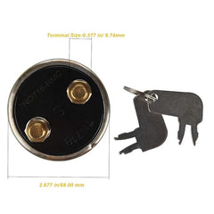 Master Disconnect Ignition Switch With 2 Keys 7N-0718 for Caterpillar CAT Engine 3054 3516 Excavator 229 235 245 302CR 307B 311C 313 318C 320B 330B