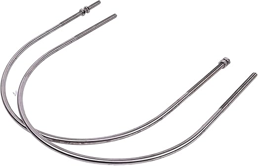 Muffler 4333182 with Clamp and 2Pcs U-Bolt for Isuzu Engine 4BG1 Hitachi EX120-5 EX130H-5 EX150-5 EX160LC-5 EX130-5 EX160-5