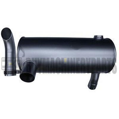 Muffler 4479646 with Clamp 4213017 and 2Pcs U-Bolt 4427493 for John Deere Excavator 180 180CW CW