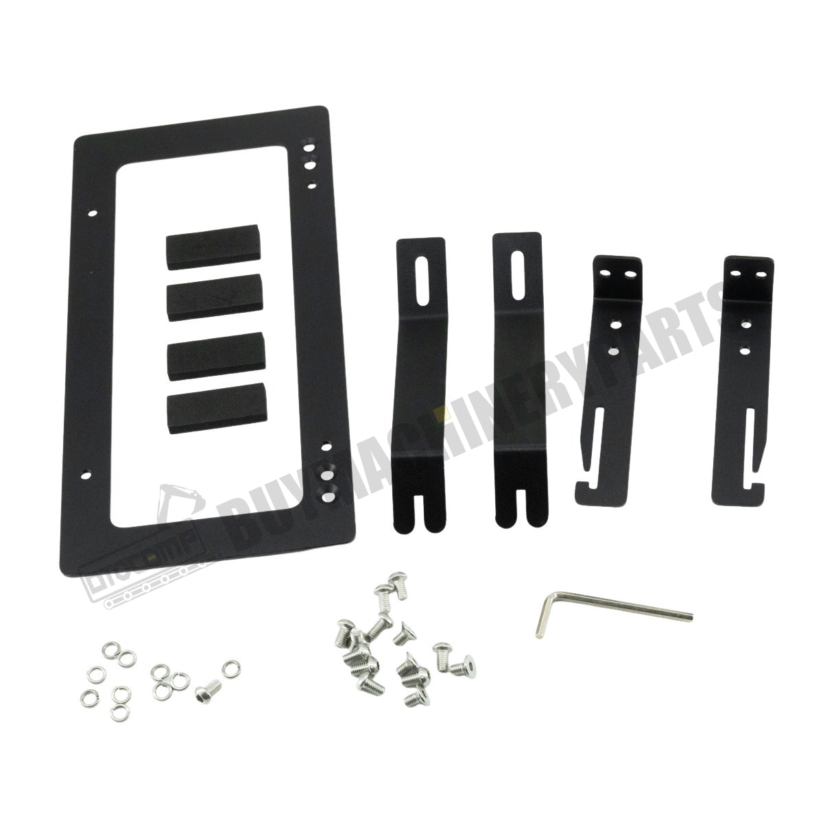 No Hole Front Grille License Plate Frame Bracket Kit for Tesla Model Y 2017-2022