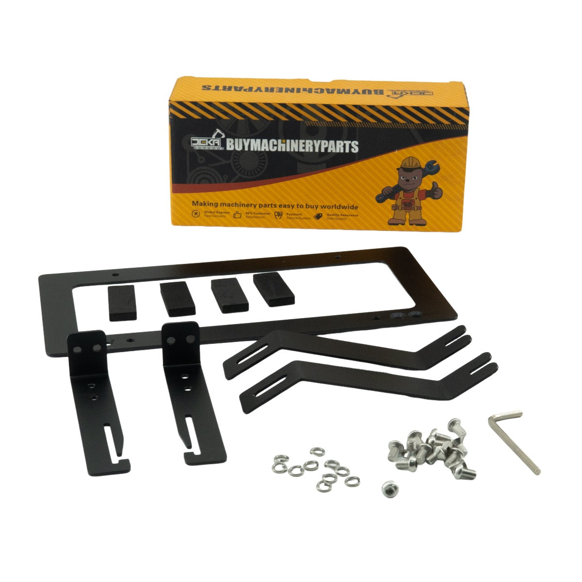No Hole Front Grille License Plate Frame Bracket Kit for Tesla Model Y 2017-2022