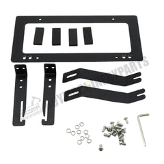 No Hole Front Grille License Plate Frame Bracket Kit for Tesla Model Y 2017-2022