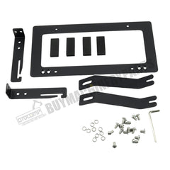 No Hole Front Grille License Plate Frame Bracket Kit for Tesla Model Y 2017-2022