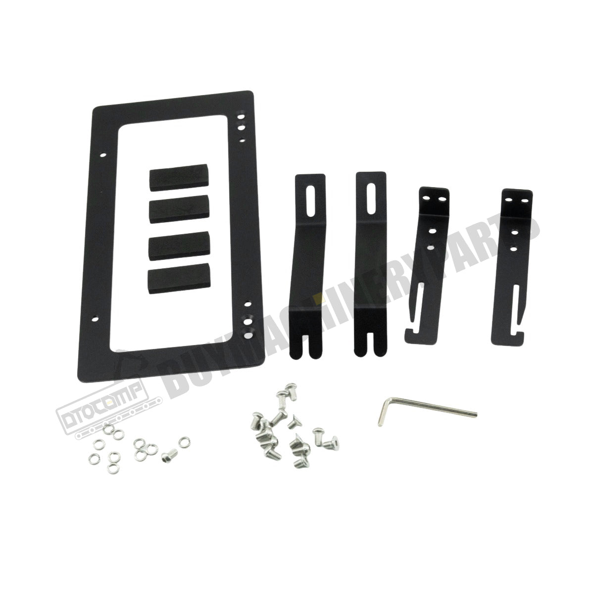 No Hole Front Grille License Plate Frame Bracket Kit for Tesla Model Y 2017-2022