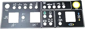 Platform Control Panel Decal 214933GT for Genie Boom Lift Z-45/25 Z-51/30J Z-62/40