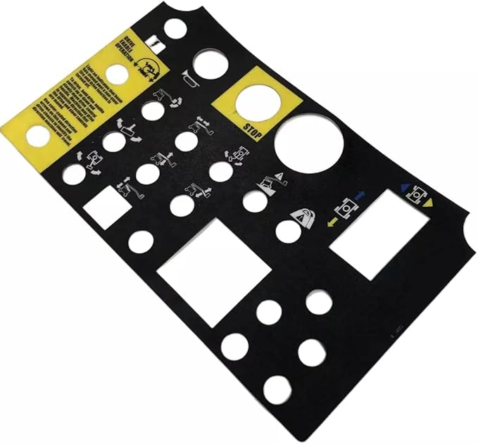 Platform Control Panel Decal 72081GT 72081 for Genie Boom Lift Z-34/22N Z-34/22 DC Z-34/22 Bi-Energy Z-30/20N