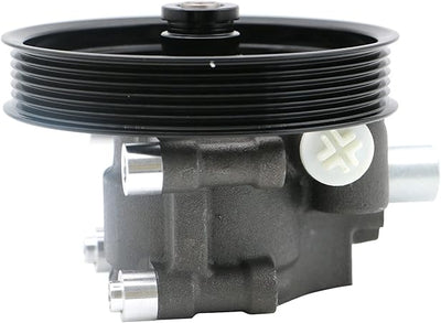 Bomba de dirección asistida con polea compatible con Ford Expedition (2003-2006), F-150 (2004-2008), Lincoln Mark LT (2006-2008) y Navigator (2003-2006) con motor V8 de 4.6L y 5.4L. Bomba de dirección asistida 20-312P1